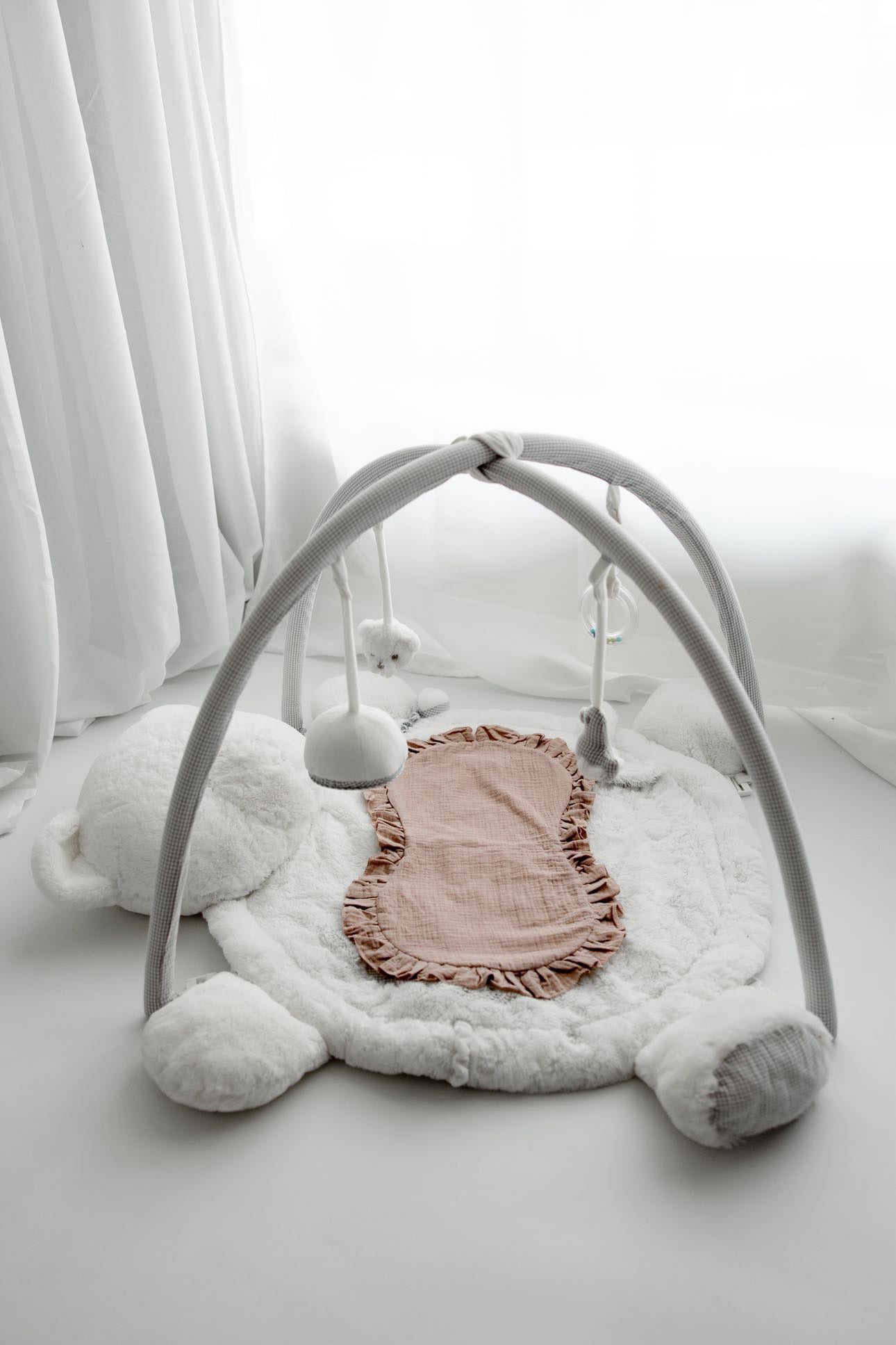 2 pk gulpeklut med vanntett underside - rosa