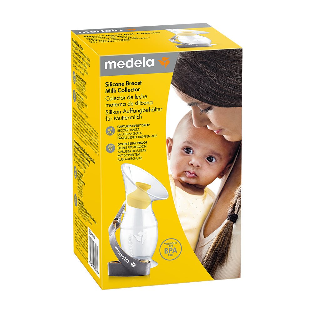 Silicone milk collector