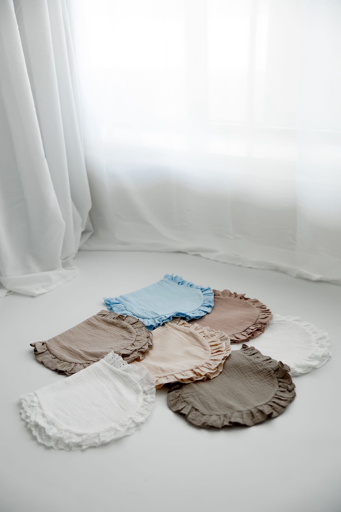 2 pk gulpeklut med vanntett underside - rosa