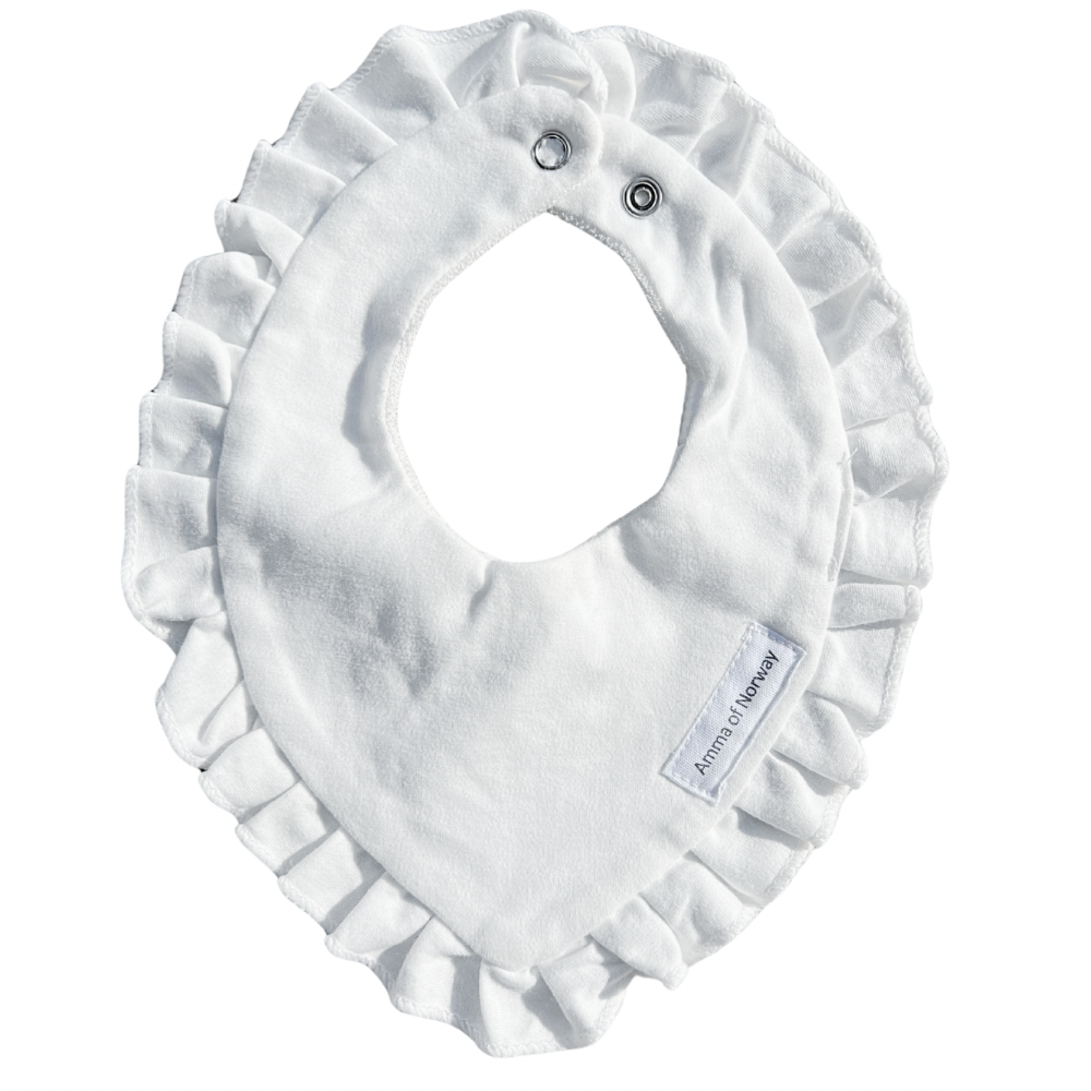 Smekke med vanntett underside - hvit