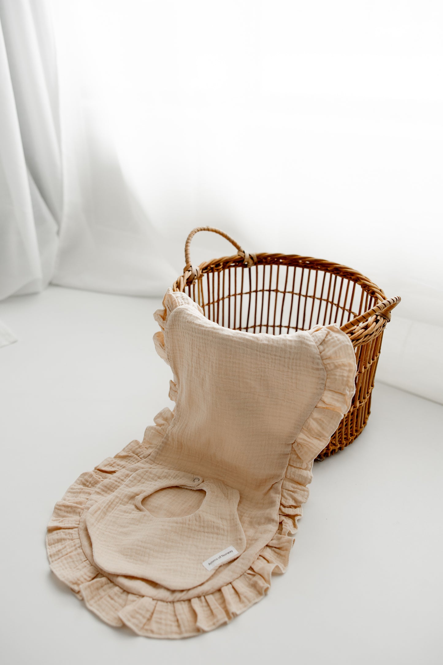 Smekke med vanntett underside - beige