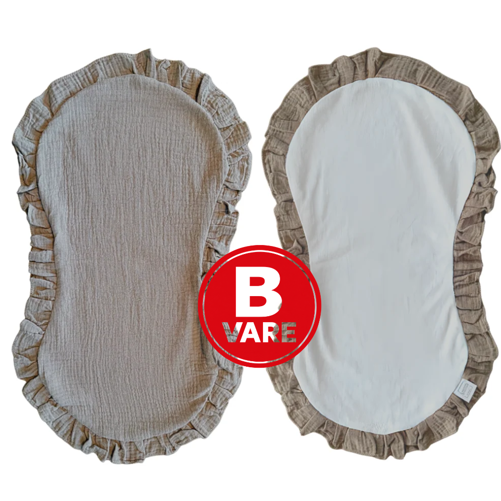 B vare 2pk gulpeklut med vanntett underside - Brun