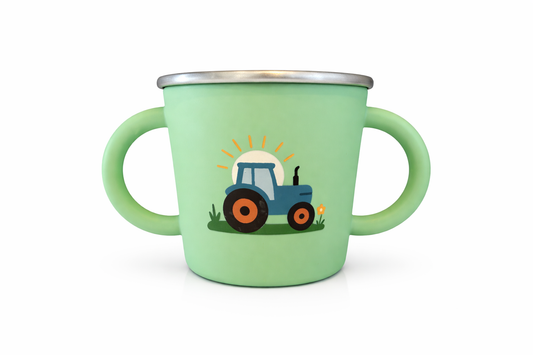Barnekopp med håndtak - Traktor