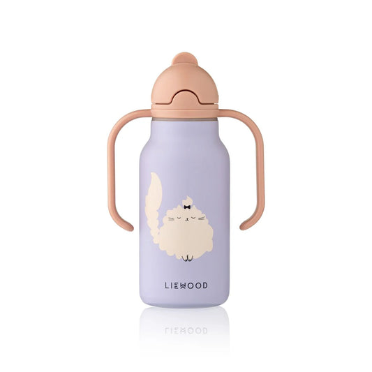Termoflaske - Kimmie Cat / Warm lilac