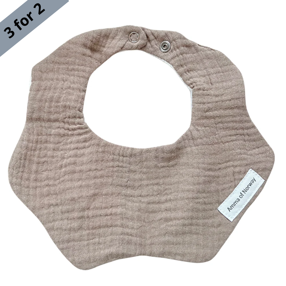 Bib with waterproof underside