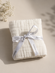 Musselinteppe - Swaddle 100x100 hvit