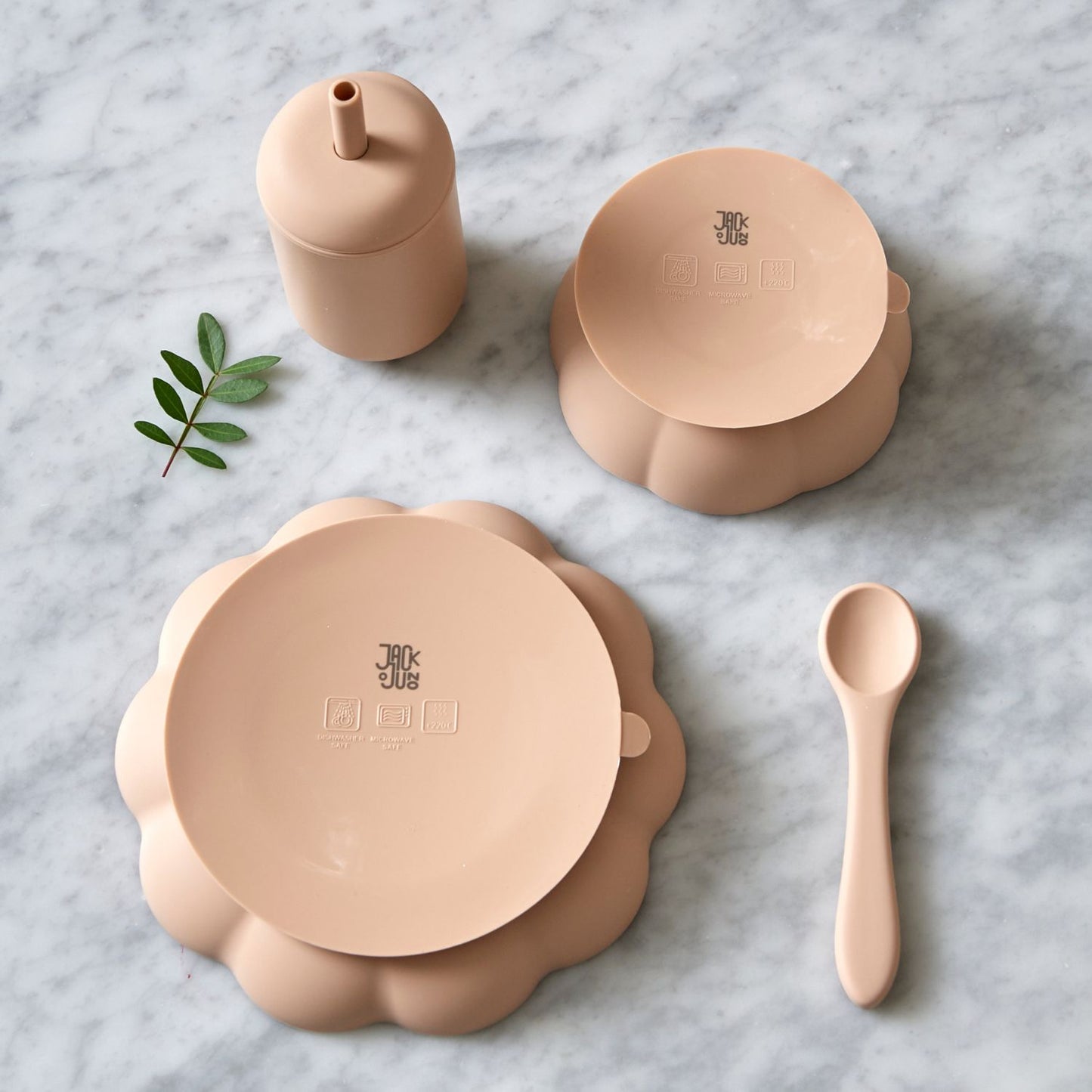 4 pk Spisesett baby - Little Poppy Dining Set