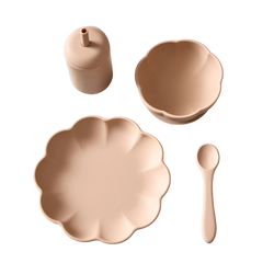 4 pk Spisesett baby - Little Poppy Dining Set