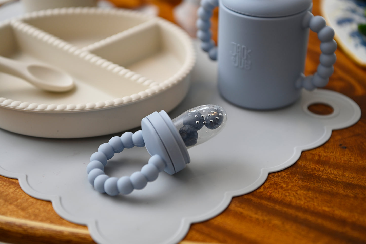 Matsmokk 4mnd+ - Blå