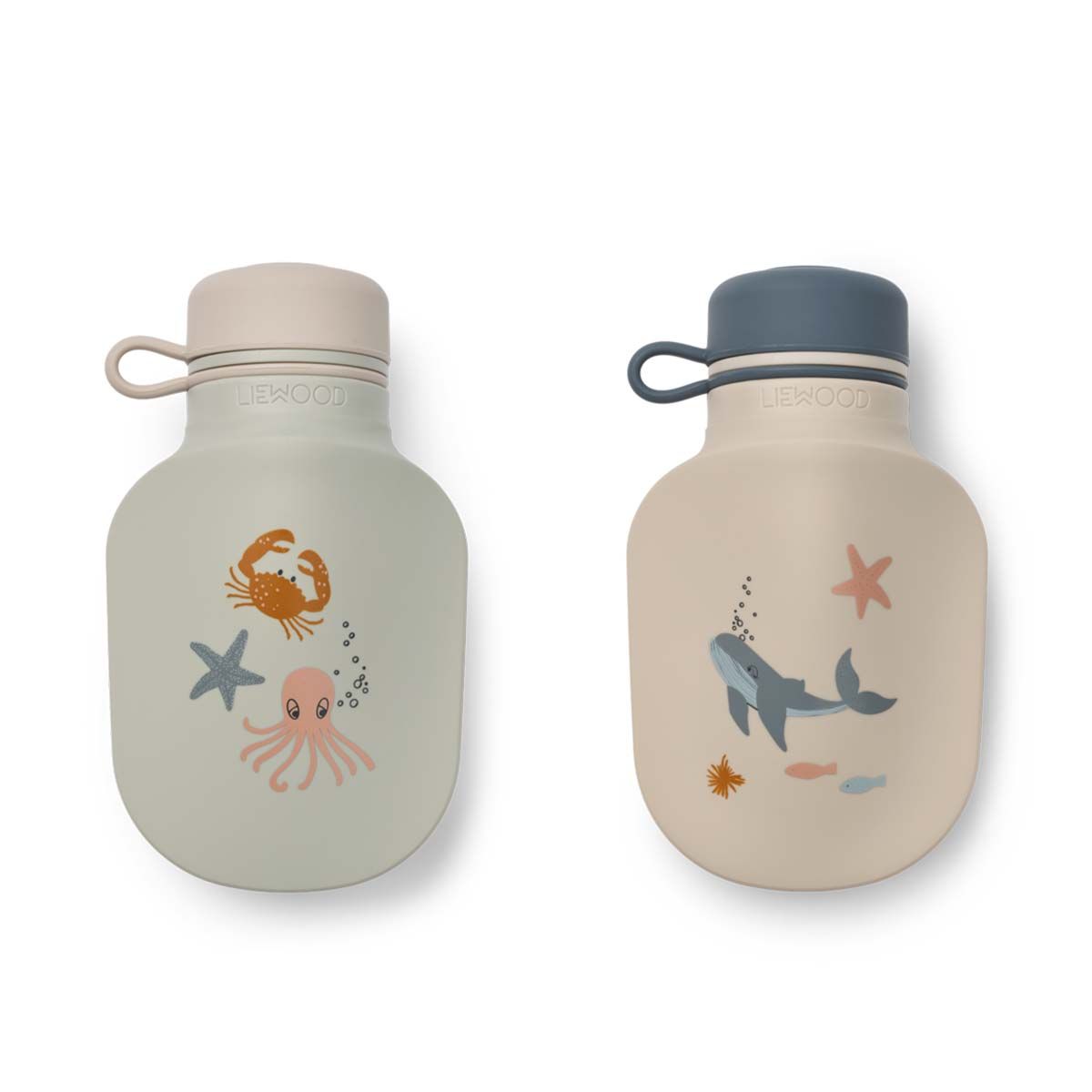 Smoothieflaske 2pk - blå