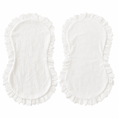 2pk gulpeklut med vanntett underside - blondekant