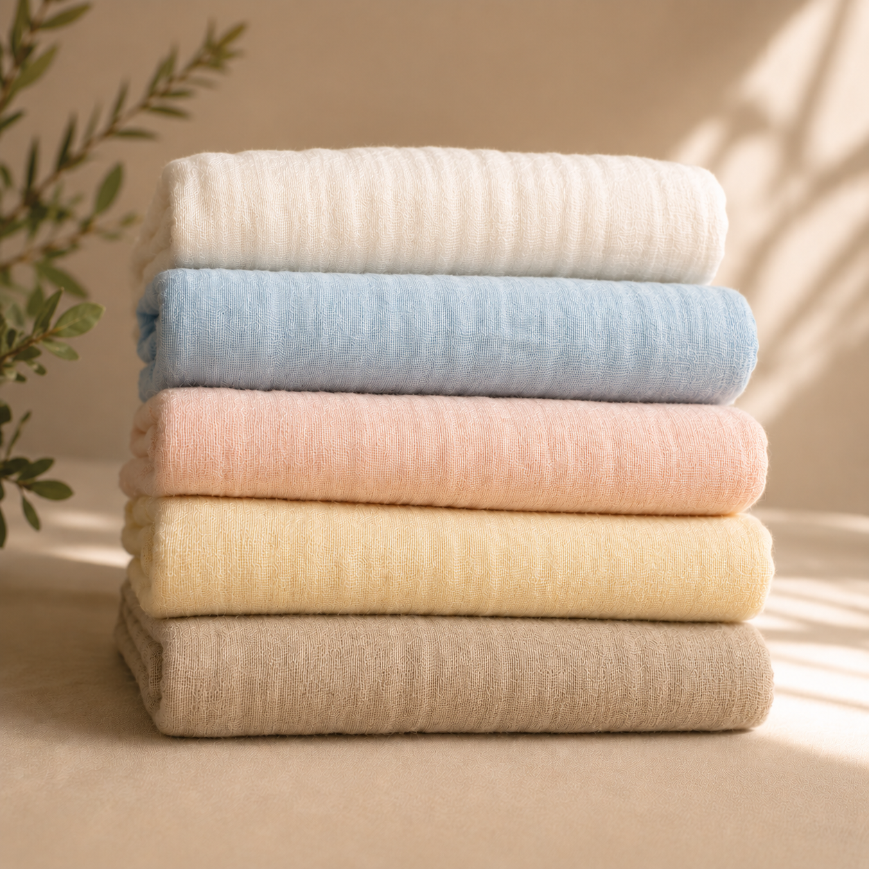 Musselinteppe - Swaddle 100x100 rosa