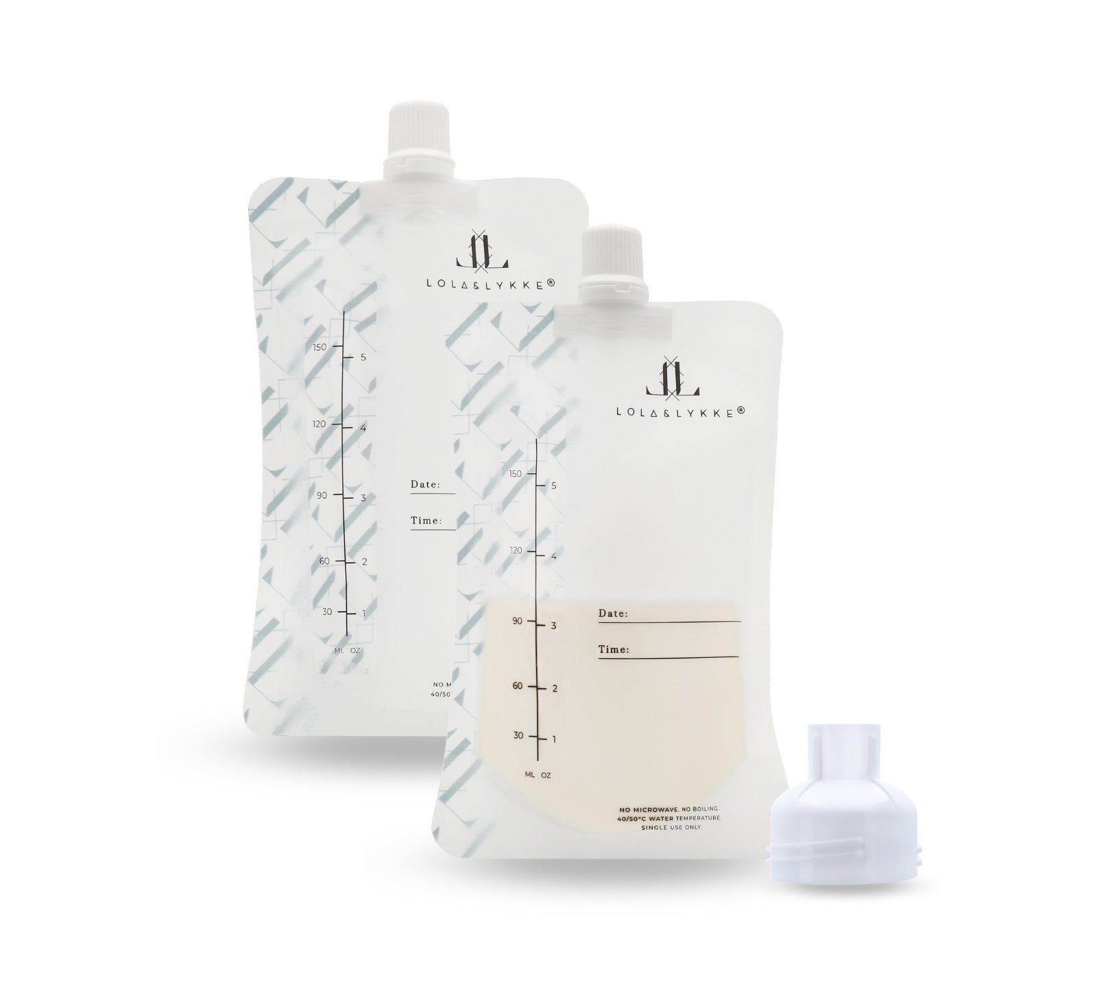 Bilde av oppsamlingsposer for morsmelk (10pk) fra Lola & Lykke