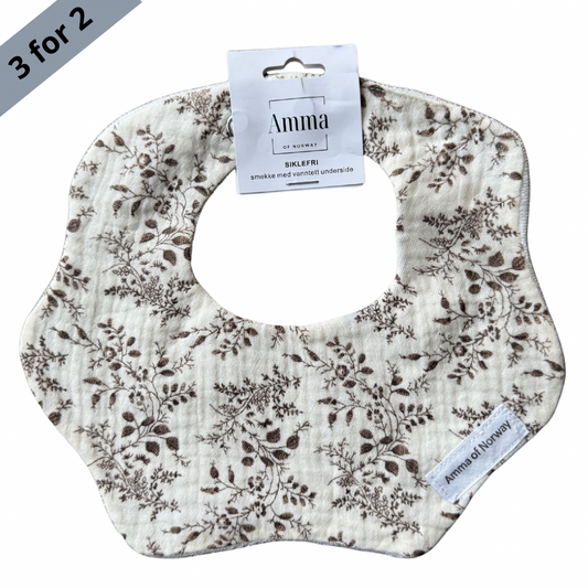 Bib with waterproof underside