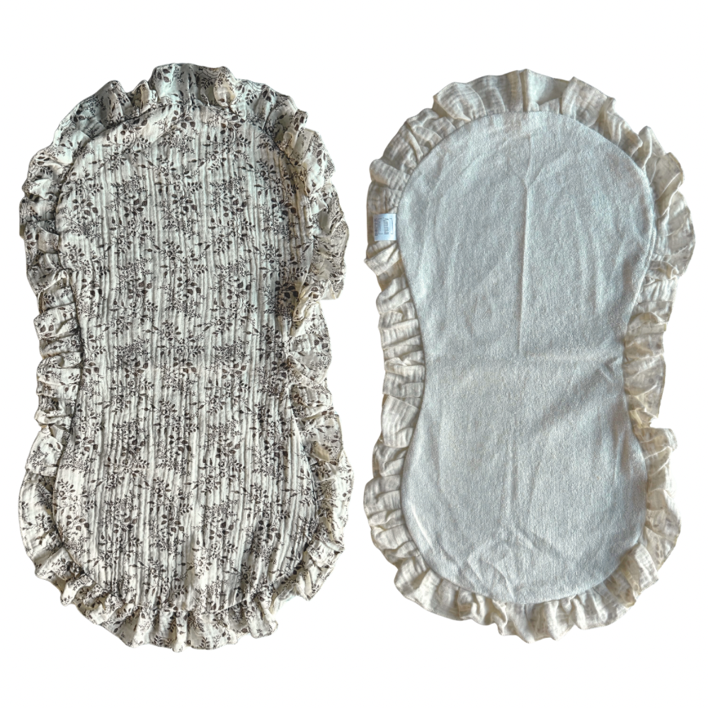 2-pack of yellow cloths with waterproof backing - taupe