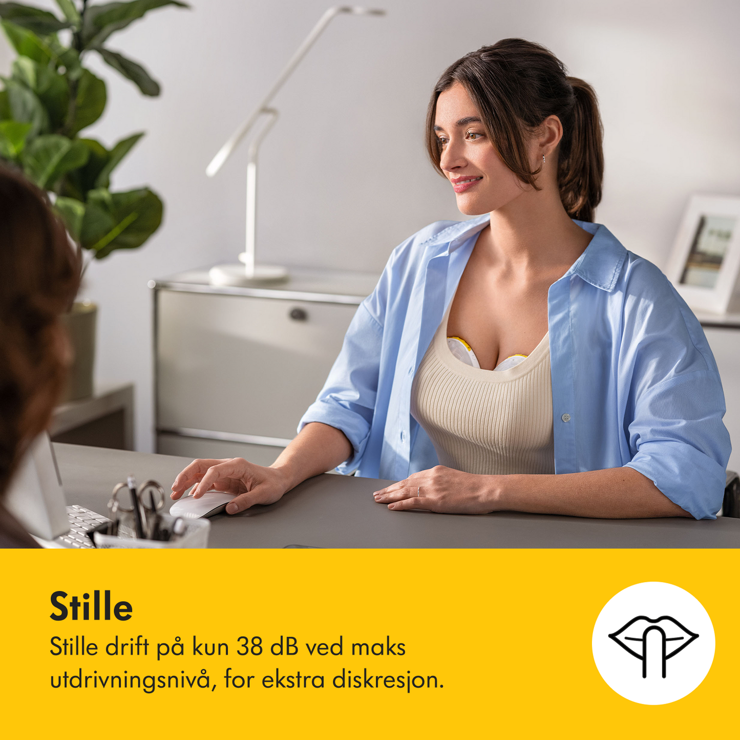 Magic InBra dobbel brystpumpe uten ledning