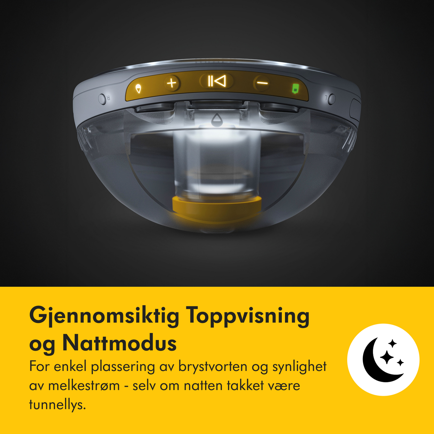 Magic InBra dobbel brystpumpe uten ledning