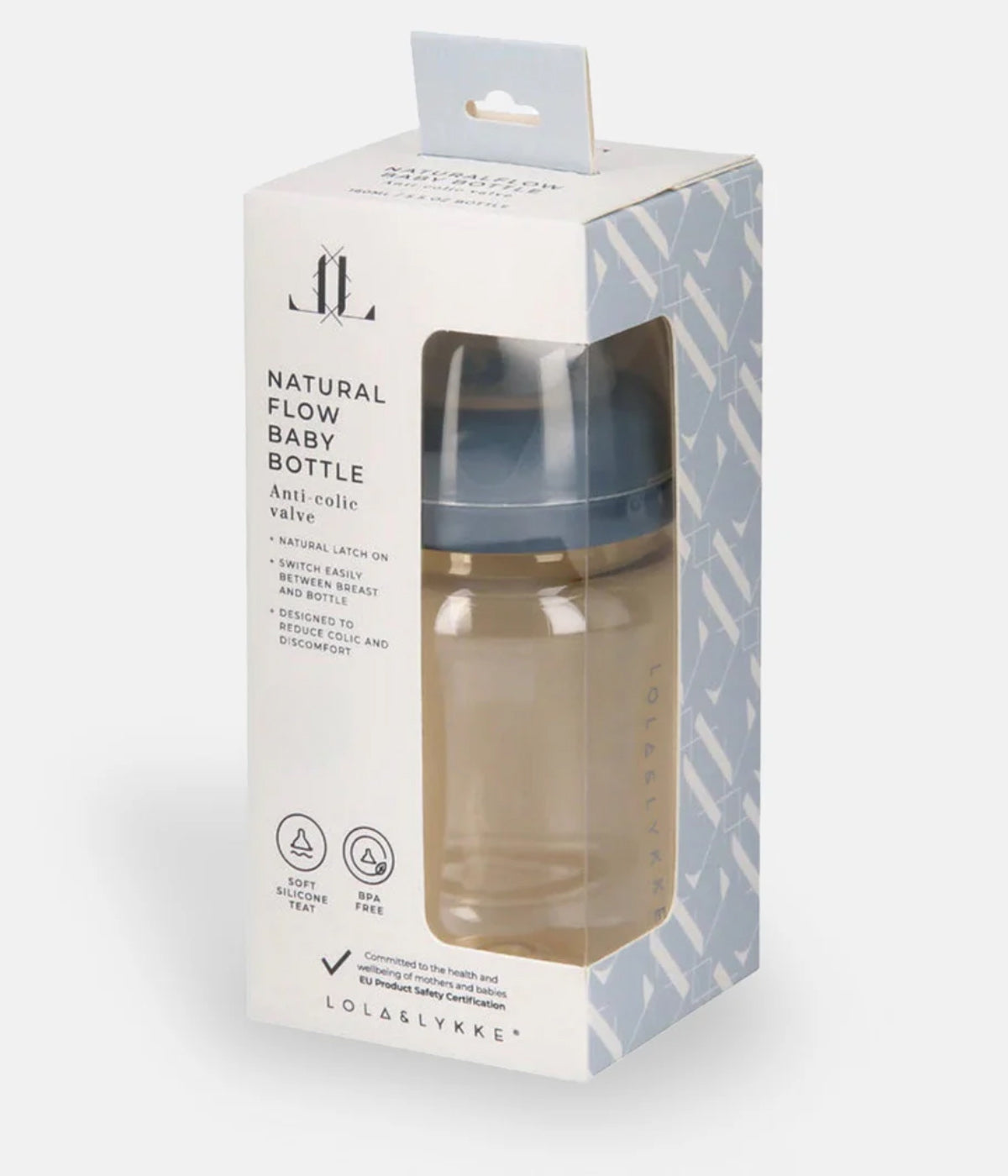 Anti-kolikk babyflaske fra Lola&Lykke: Natural Flow Baby Bottle