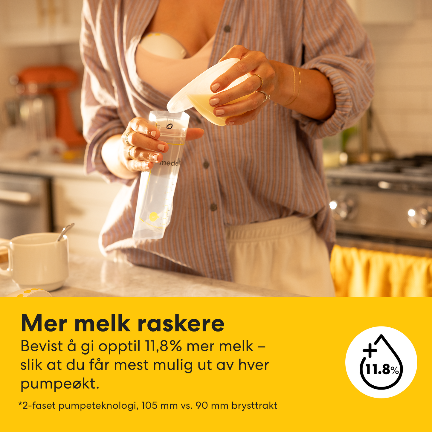 Medela Motion InBra™ Dobbel Elektrisk Brystpumpe
