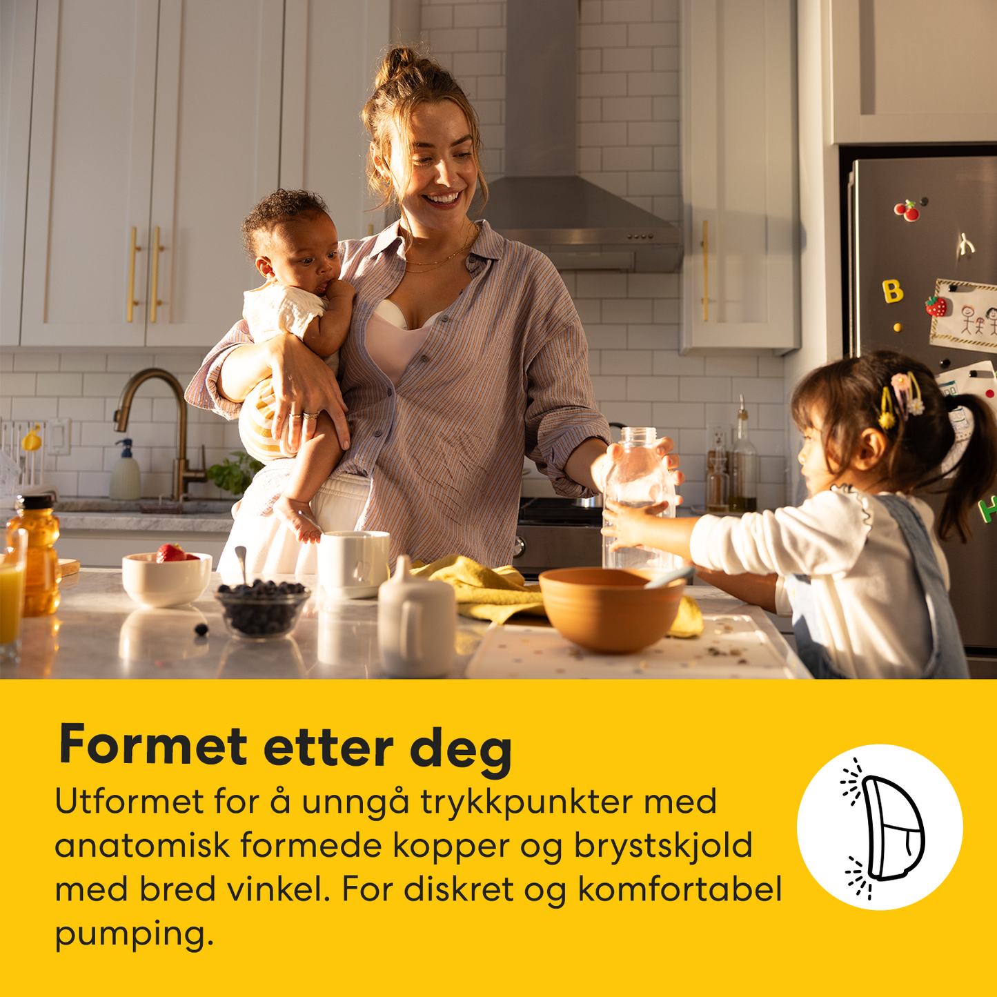 Medela Motion InBra™ Dobbel Elektrisk Brystpumpe