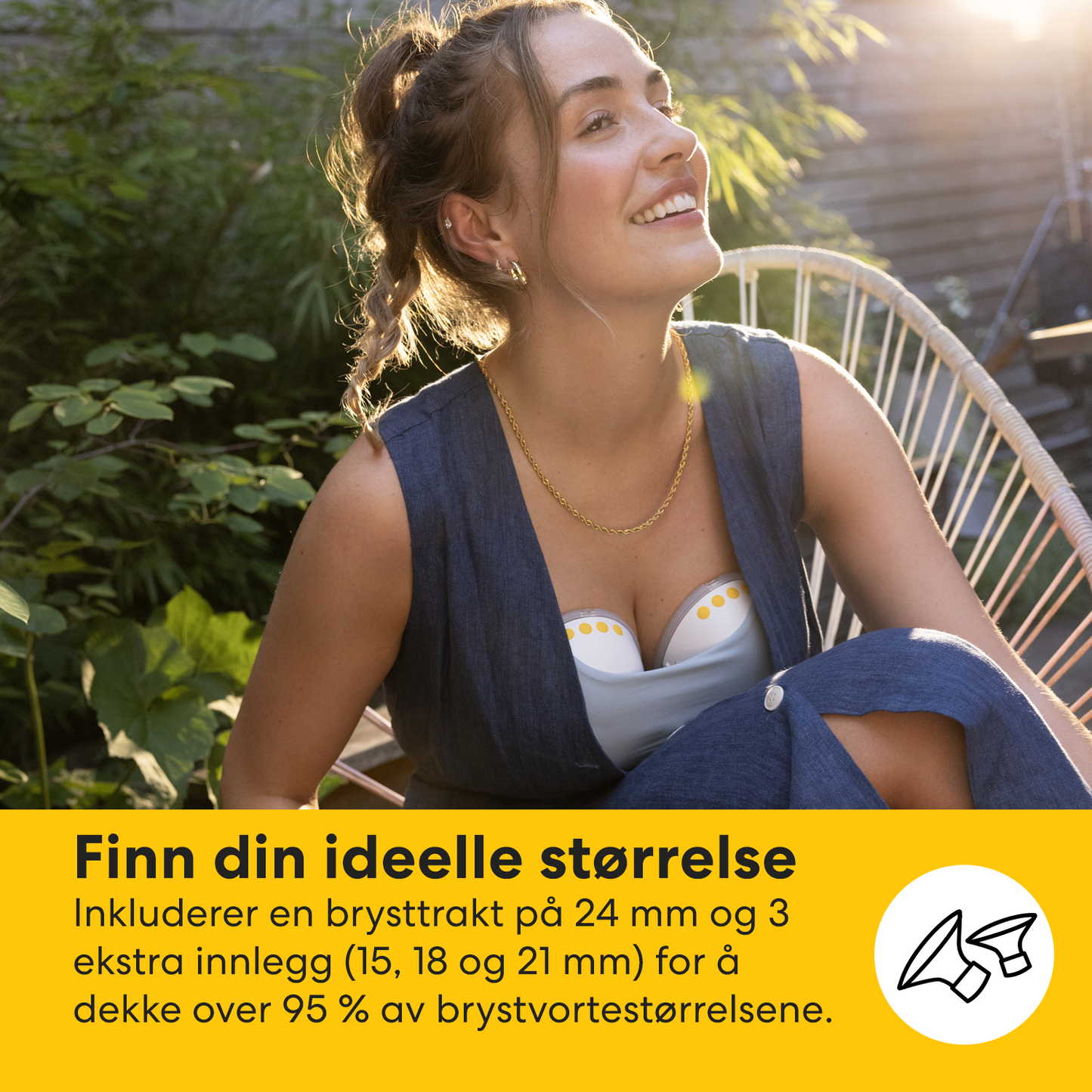 Medela Motion InBra™ Dobbel Elektrisk Brystpumpe