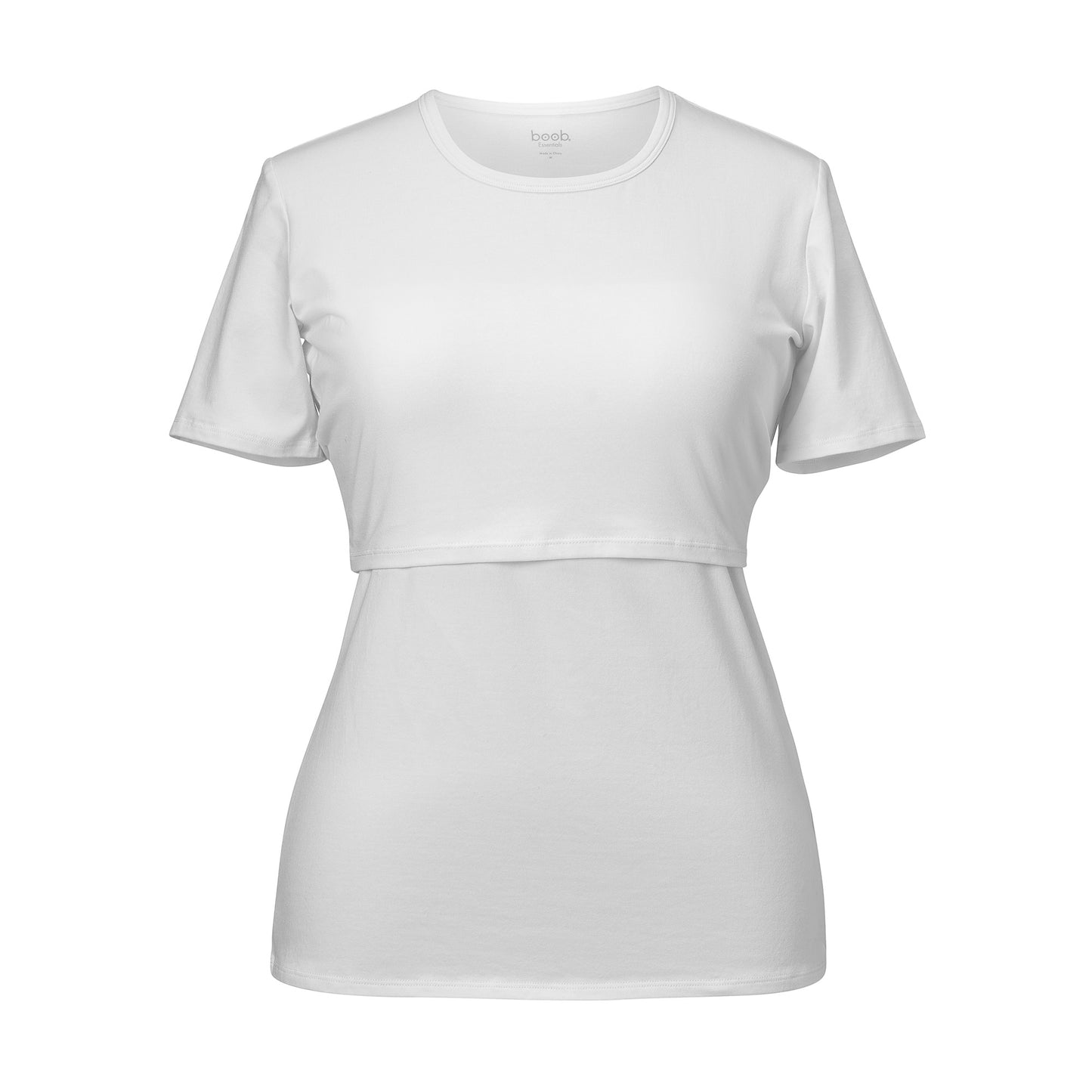 BOOB Essentials Amme T-skjorte Hvit