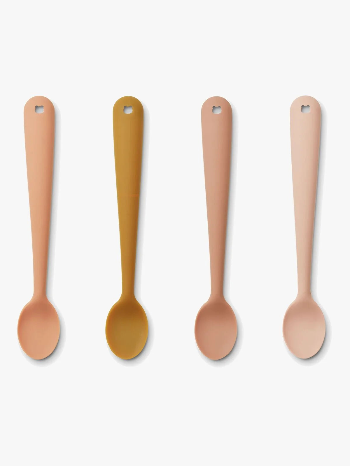 Silikon skjeer- 4 pk rosa